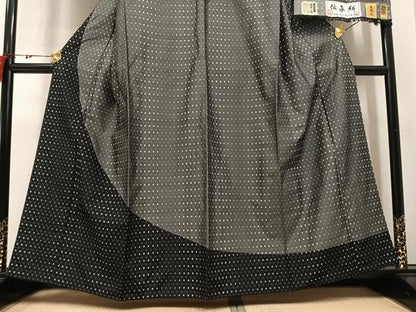 平和屋着物●伝承絣　訪問着　手織り　渡辺善平作　証紙付き　正絹　逸品　AABN1696ph