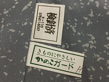 平和屋着物●石川県指定無形文化財　牛首紬　白山工房　手織り　訪問着　蜀江花文　暈し染め　正絹　逸品　AABN1713ph