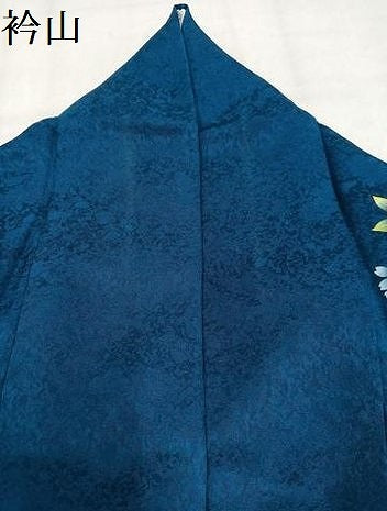 平和屋着物●豪華振袖　舞花文　暈し染め　正絹　逸品　AABN1724ph