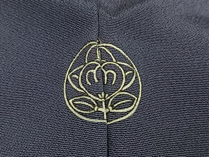 平和屋着物●上質な色無地　紫鼠色　正絹　逸品　未使用　AABN1726ph