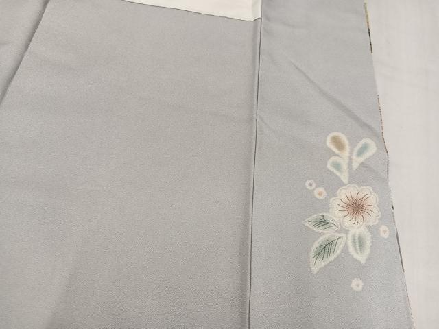 平和屋着物●訪問着　辻が花　駒刺繍　雪輪草花文　金彩　正絹　逸品　AABN1730ph