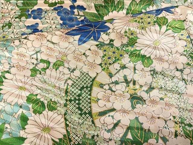 平和屋着物●豪華振袖　花車文　金彩　正絹　逸品　AABN1731ph