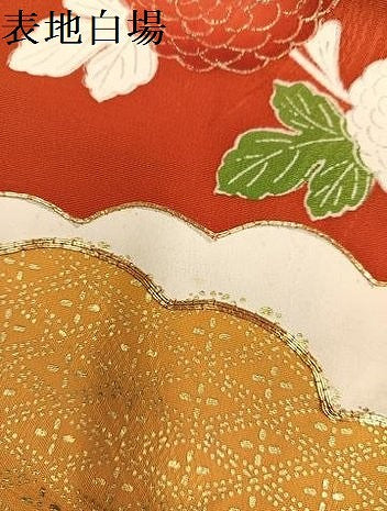 平和屋着物●豪華振袖　駒刺繍　雲重ね舞蝶文　丹後ちりめん　仮絵羽　逸品　未使用　AABN1735ph