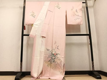 平和屋着物●訪問着　花車文　暈し染め　正絹　逸品　AABN1742ph