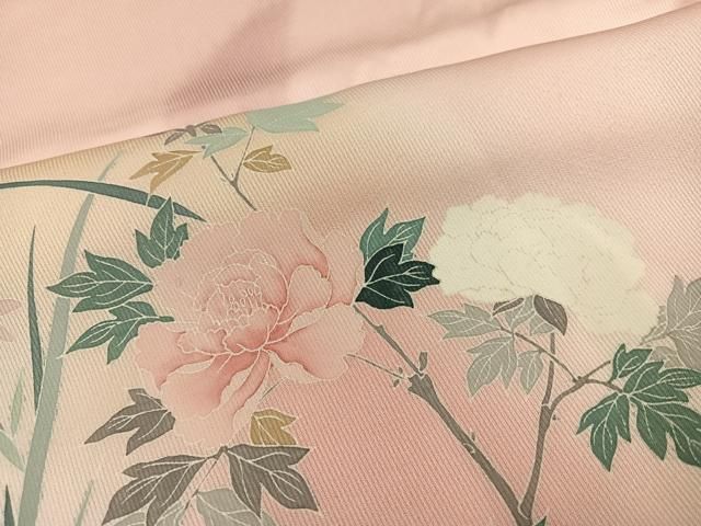 平和屋着物●訪問着　花車文　暈し染め　正絹　逸品　AABN1742ph