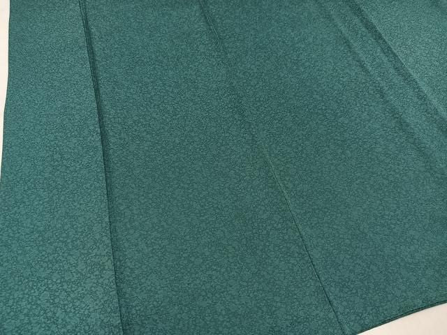 平和屋着物●上質な色無地　霞地紋　革色　正絹　逸品　AABN1751ph