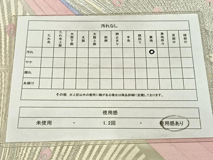 平和屋着物◎六通柄袋帯　唐織　孔雀　銀糸　正絹　逸品　AABN1796bw