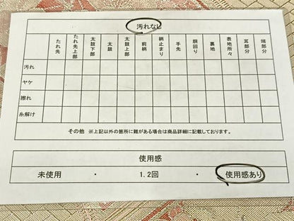 平和屋着物◎佐賀錦　六通柄袋帯　草花文　金銀糸　正絹　逸品　AABN1806bw