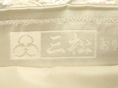 平和屋着物◎六通柄袋帯　唐織　色紙重ね花文　金銀糸　正絹　逸品　AABN2163ou