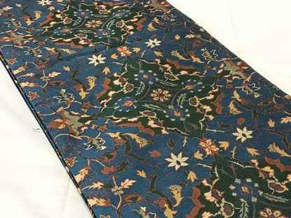 平和屋着物◎全通柄袋帯　更紗花文　正絹　逸品　AABN2225dk