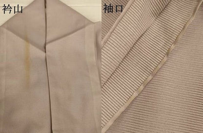 平和屋着物＊夏物　訪問着　絽　花鼓文　洗える着物　AABN2397jd