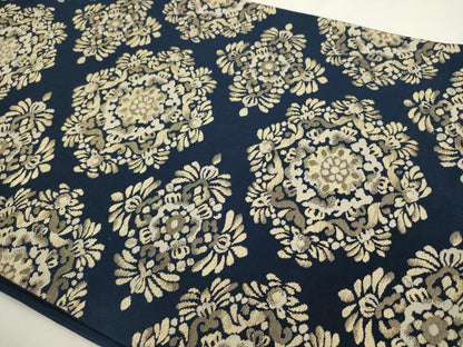 平和屋着物◎六通柄袋帯　花菱文　金糸　正絹　逸品　AABN2510ps