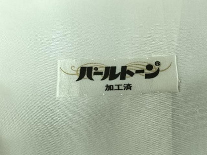 平和屋着物▽中国三大刺繍　スワトウ刺繍　汕頭刺繍　相良刺繍　総刺繍　訪問着　単衣　御所車花文　正絹　逸品　AABN2676jh