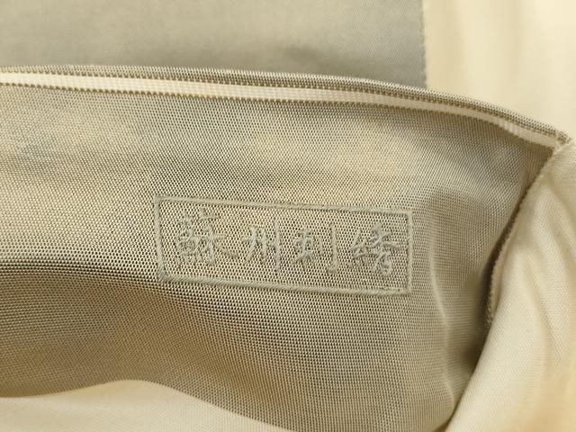 平和屋着物◎西陣　谷武樹　太鼓柄袋帯　総刺繍　童子文　金糸　証紙付き　正絹　逸品　AABN2766ps