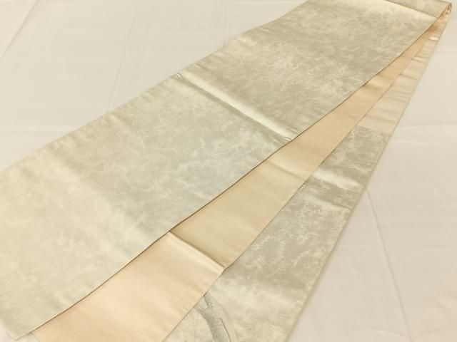 平和屋着物◎中国三大刺繍　汕頭刺繍　スワトウ刺繍　相良刺繍　太鼓柄袋帯　総刺繍　籬文　銀糸　引箔　正絹　逸品　AABN2903dk