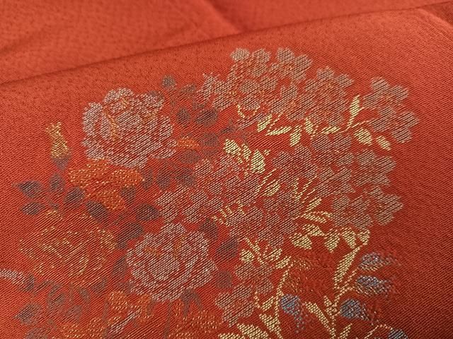 平和屋着物●世界的ファッションデザイナー　山本寛斎　kansaiブランド　振袖　孔雀花文　暈し染め　金糸　正絹　逸品　AABN2991ph
