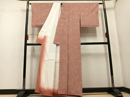 平和屋着物●江戸小紋　作家物　加賀友禅　寄せ小紋柄　正絹　逸品　未使用　AABN3002ph