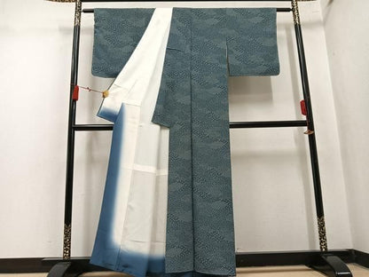 平和屋着物●江戸小紋　花尽くし　正絹　逸品　未使用　AABN3015ph