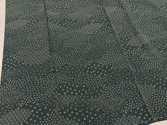 平和屋着物●江戸小紋　花尽くし　正絹　逸品　未使用　AABN3015ph