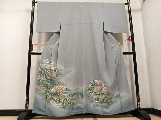 平和屋着物●本加賀友禅作家　中正勲　色留袖　奥の細道　暈し染め　正絹　逸品　未使用　AABN3028ph