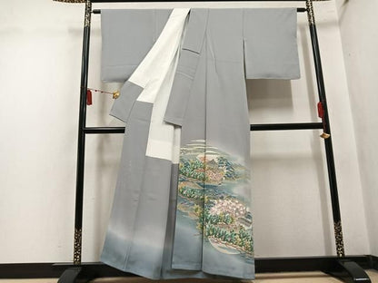 平和屋着物●本加賀友禅作家　中正勲　色留袖　奥の細道　暈し染め　正絹　逸品　未使用　AABN3028ph