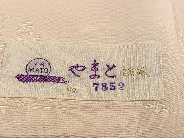 平和屋着物●長襦袢　無双仕立て　草花地紋　暈し染め　やまと誂製　正絹　逸品　AABN3040ph