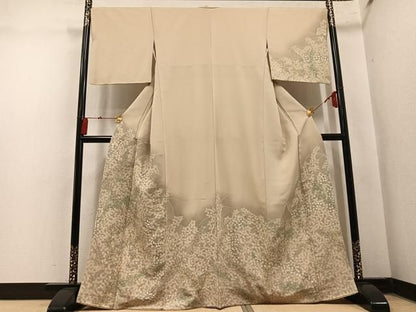 平和屋着物●訪問着　花蝶文　暈し染め　正絹　逸品　AABN3041ph