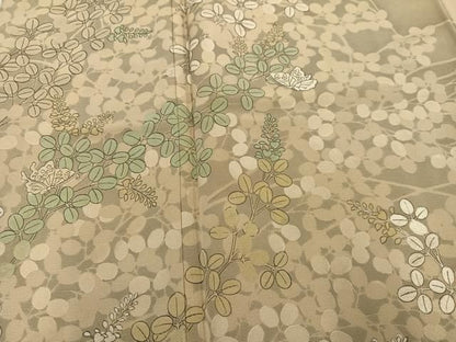 平和屋着物●訪問着　花蝶文　暈し染め　正絹　逸品　AABN3041ph