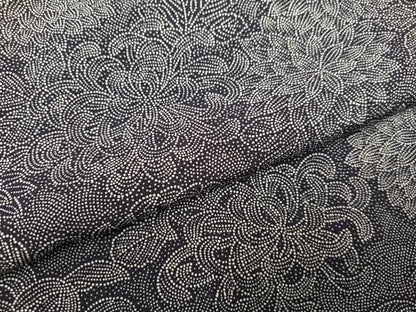平和屋着物●江戸小紋　草花文　正絹　逸品　AABN3045ph