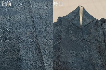 平和屋着物●江戸小紋　本場大島紬　染大島　寄せ小紋柄　正絹　逸品　AABN3057ph