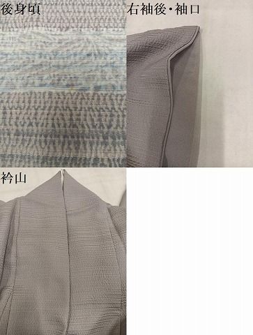 平和屋着物●訪問着　横段文　ますいわ屋扱い　正絹　逸品　AABN3064ph