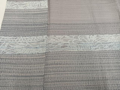 平和屋着物●訪問着　横段文　ますいわ屋扱い　正絹　逸品　AABN3064ph