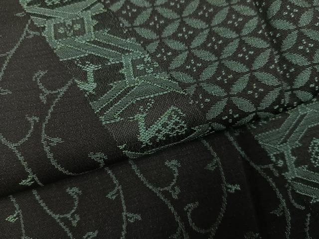 平和屋着物●訪問着　お召地　有栖川七宝文　正絹　逸品　AABN3076ph