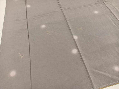 平和屋着物●上質な小紋　霞文　蛍暈し　金彩　正絹　逸品　未使用　AABN3084ph