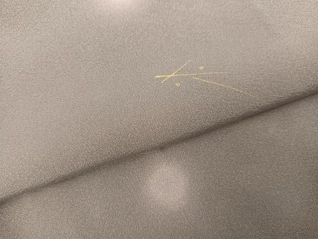 平和屋着物●上質な小紋　霞文　蛍暈し　金彩　正絹　逸品　未使用　AABN3084ph