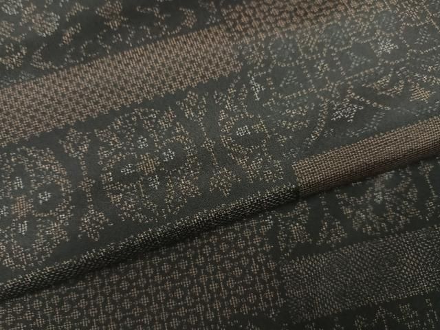 平和屋着物●小紋　草花文　洗える着物　AABN3094ph