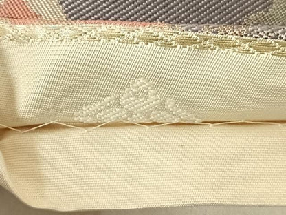 平和屋着物◎西陣の名門織元　いづくら謹製　六通柄袋帯　花鳥丸文　金糸　正絹　逸品　AABN3140dk
