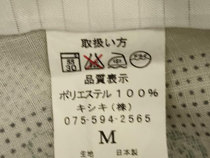 平和屋着物＊夏物　小紋　紗　市松草花文　洗える着物　AABN3363jd