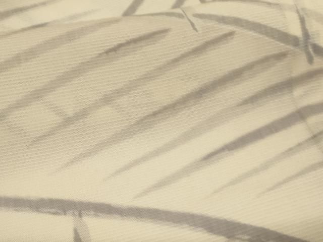 平和屋着物＊夏物　小紋　絽　渡橋文　正絹　逸品　AABN3365jd