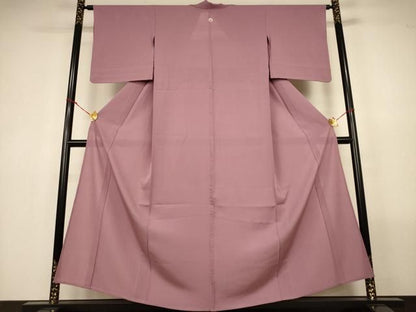 平和屋着物＊夏物　色無地　絽　鴇浅葱色　正絹　逸品　AABN3373jd