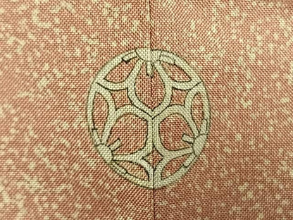 平和屋着物●本場縞大島紬　染大島　訪問着　霞文　金彩　正絹　逸品　AABN3580fy