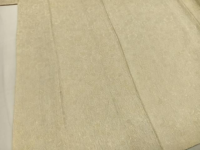 平和屋着物●上質な小紋　辻が花地紋　正絹　逸品　AABN3603fy