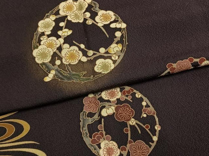 平和屋着物●訪問着　作家物　国宝紅白梅図屏風　暈し染め　金彩　やまと誂製　正絹　逸品　AABN3605fy