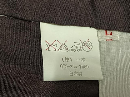平和屋着物●訪問着　動物蔦の葉文　金彩　正絹　逸品　AABN3613fy