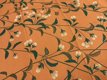 平和屋着物●訪問着　枝花文　金彩　正絹　逸品　AABN3634fy