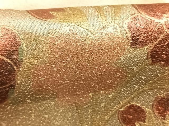 平和屋着物●訪問着　色紙花文　暈し染め　金銀彩　正絹　逸品　未使用　AABN3646fy