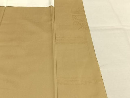 平和屋着物●訪問着　色紙花文　暈し染め　金銀彩　正絹　逸品　未使用　AABN3646fy
