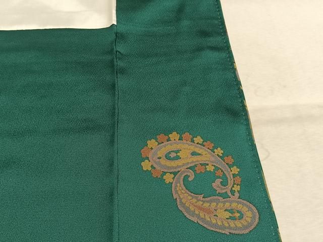 平和屋着物●訪問着　吉祥唐草花文　金彩　正絹　逸品　AABN3656fy