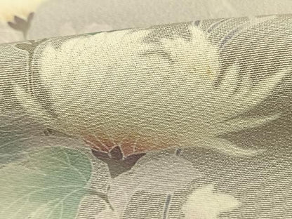 平和屋着物●訪問着　友禅　作家者　枝花文　暈し染め　正絹　逸品　AABN3657fy