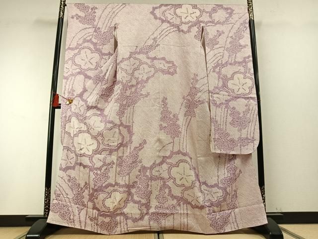 平和屋着物●豪華振袖　総絞り　枝梅文　西武扱い　正絹　逸品　AABN3663fy